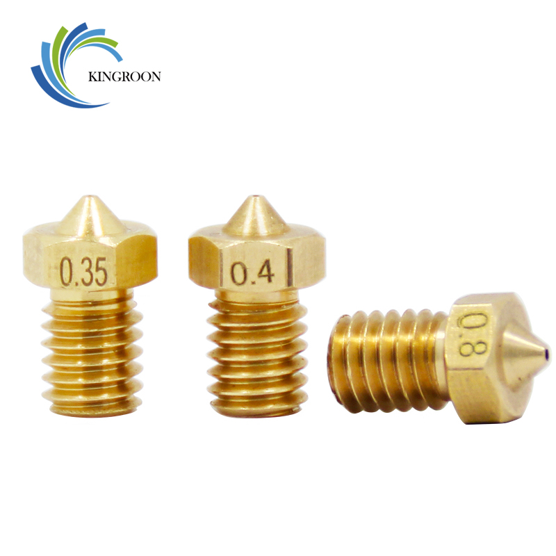 3D Printing Xyz - 5pcs/lot V5 V6 Nozzle 0.2 0.25