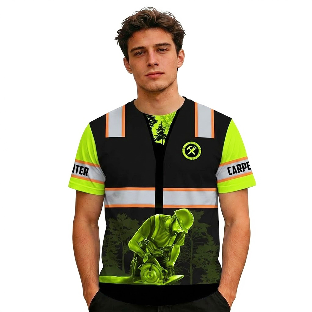 3D Printing Engineer - Carpenter 3D Printed Men's T-shirt Tops,