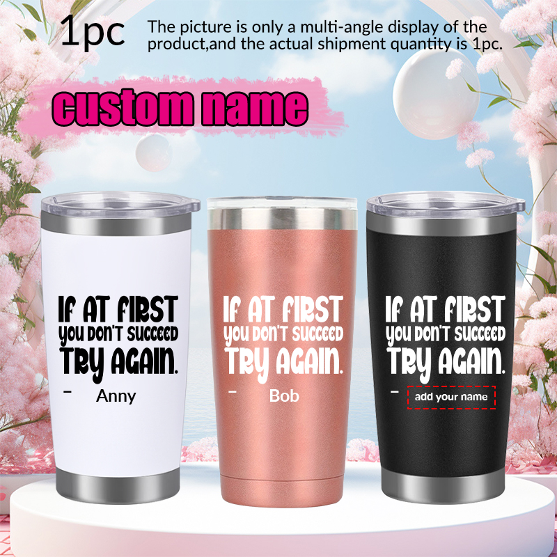 3D Printing Steel - 1pc Customized Name 20oz Car Cup