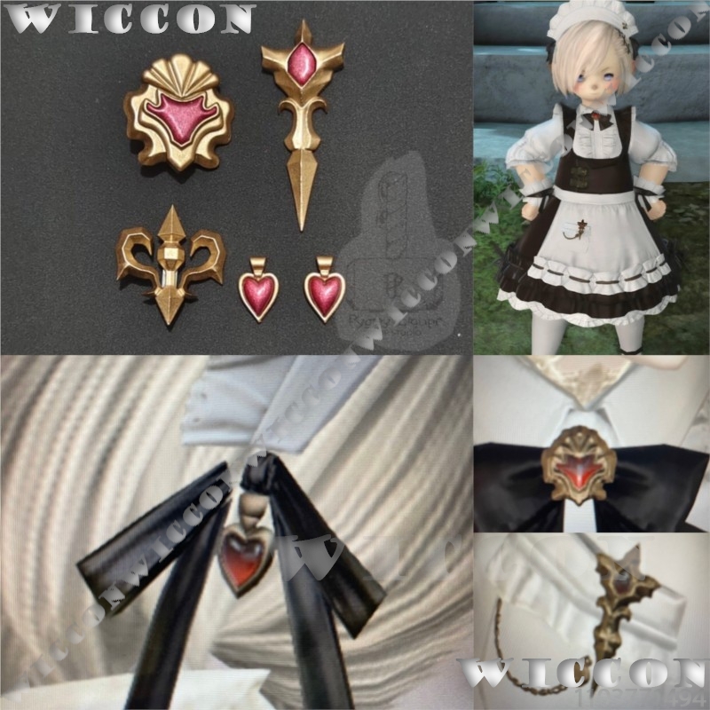 3D Printing Game - Classic Maid Uniform Accessories Set Game