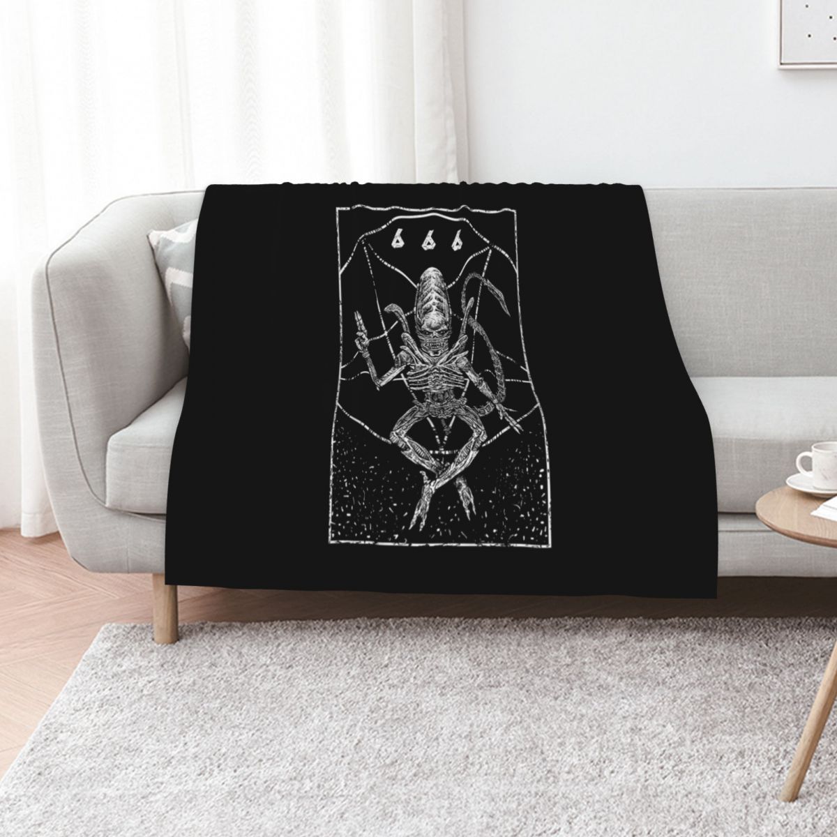 3D Printing Xenomorph - Xenomorph God Throw Blanket All Season