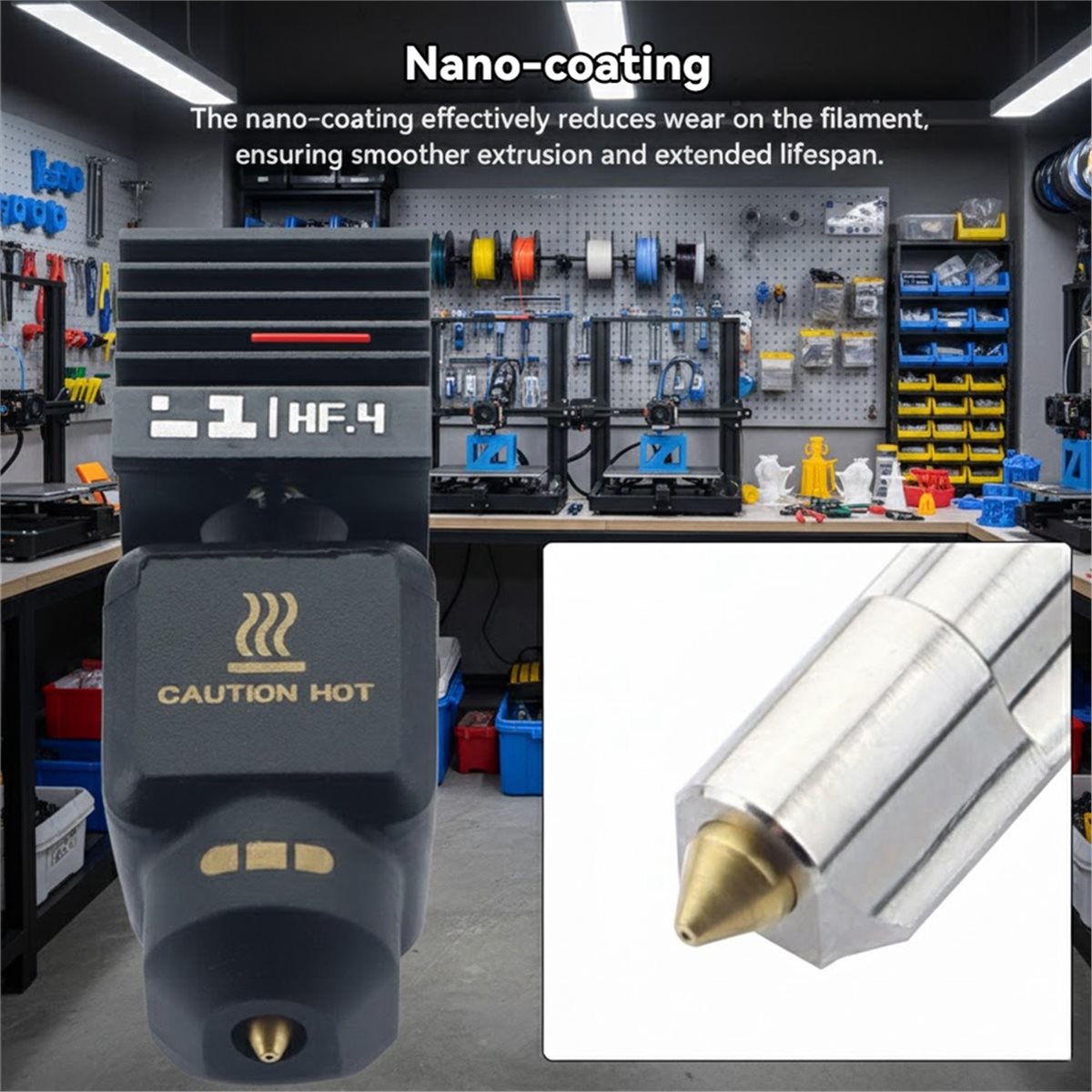 3D Printing Steel - A59E Upgrade High- Nano Hardened Steel