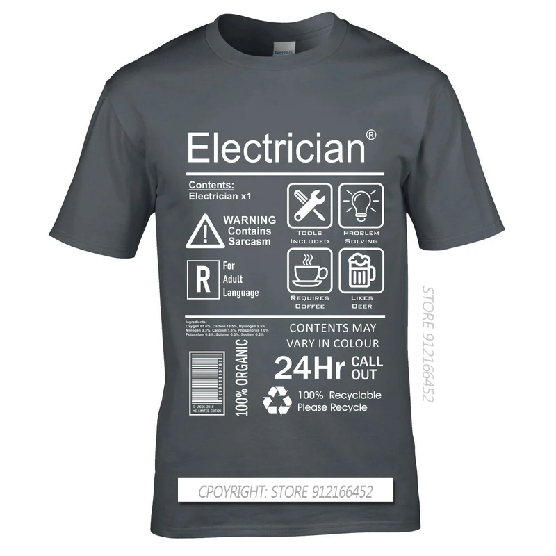 3D Printing Engineer - Funny Electrician Package Care Instructions Mens