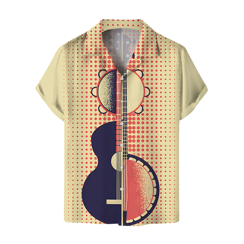 Shirts For Men Music Guitar Pr - 3D Printing Guitar recension och pris