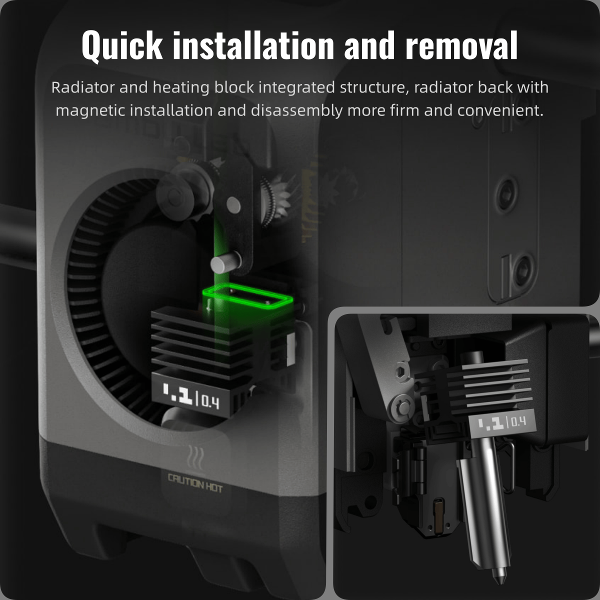 For Bambu Lab P2S H2C Upgraded - 3D Printing Steel recension och pris