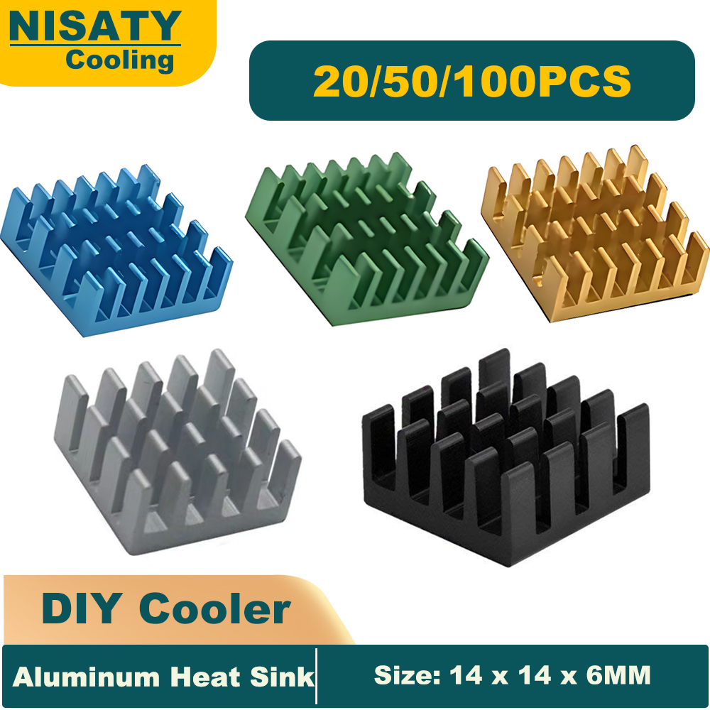 NISATY Aluminum Heat Sink 14x1 - 3D Printing Aluminium recension och pris