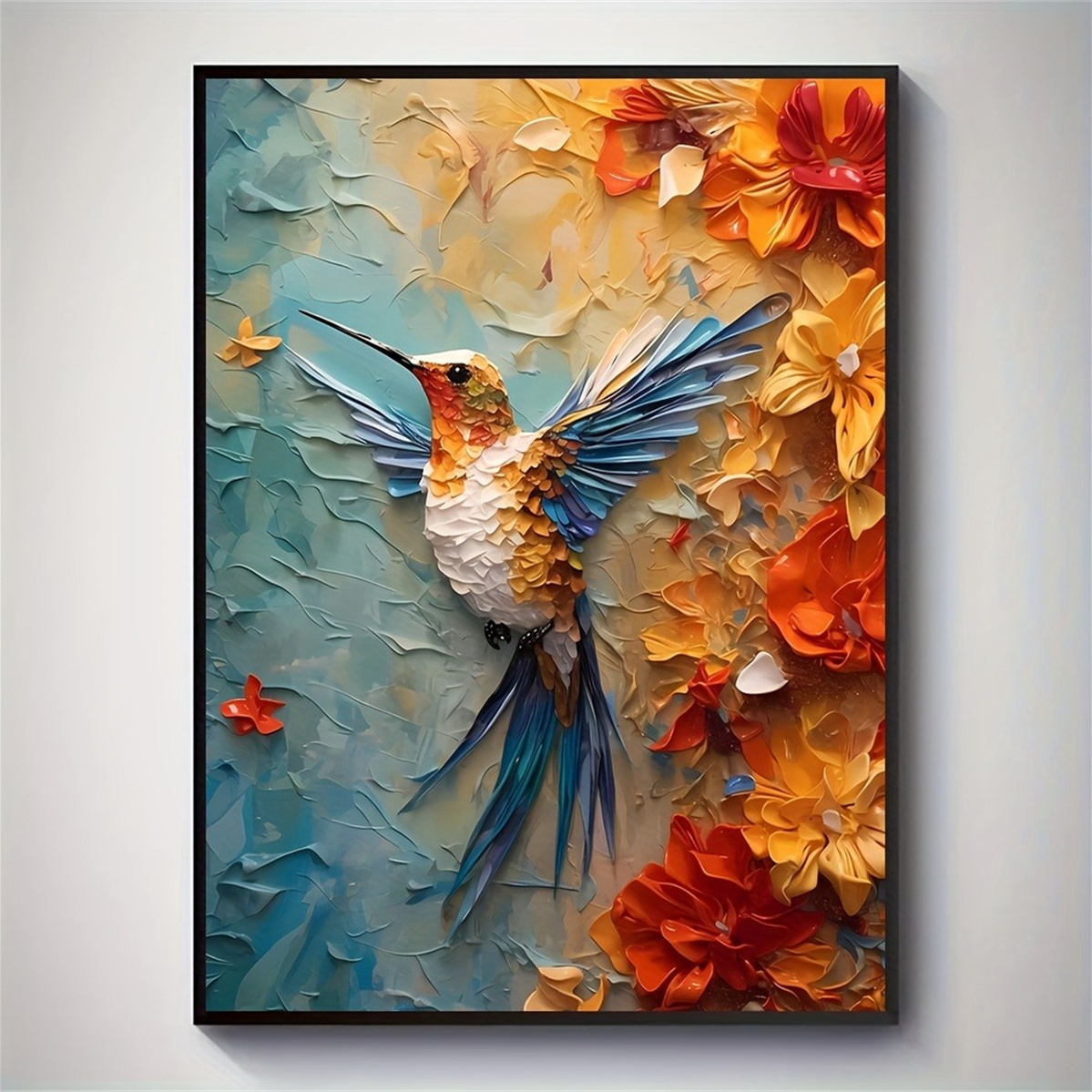 Vibrant Hummingbird & Floral 3 - 3D Printing Room recension och pris