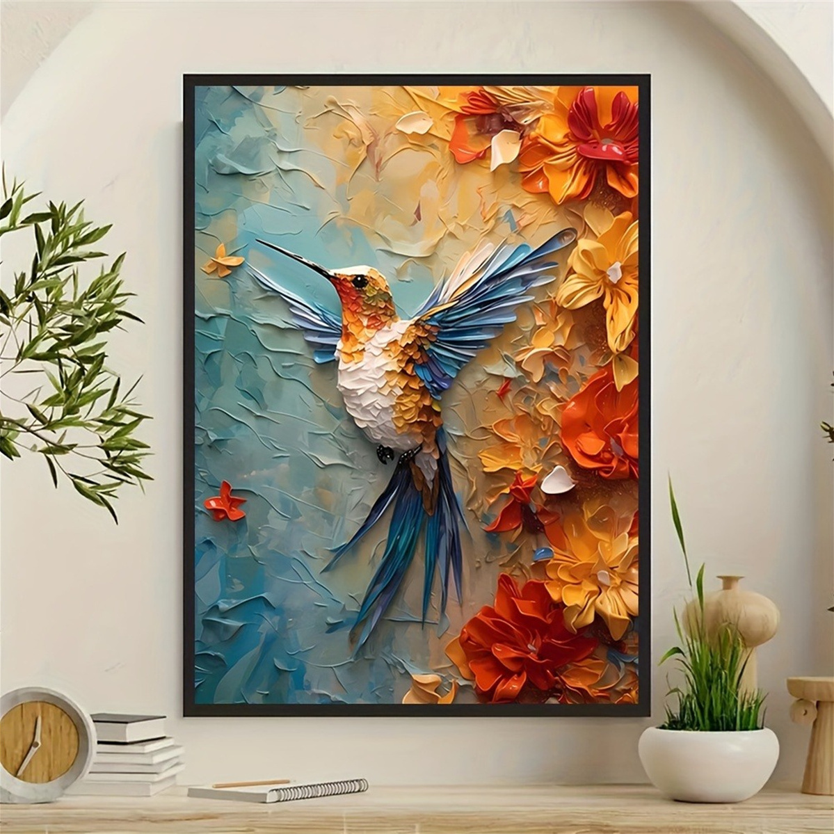 Vibrant Hummingbird & Floral 3 - 3D Printing Room recension och pris