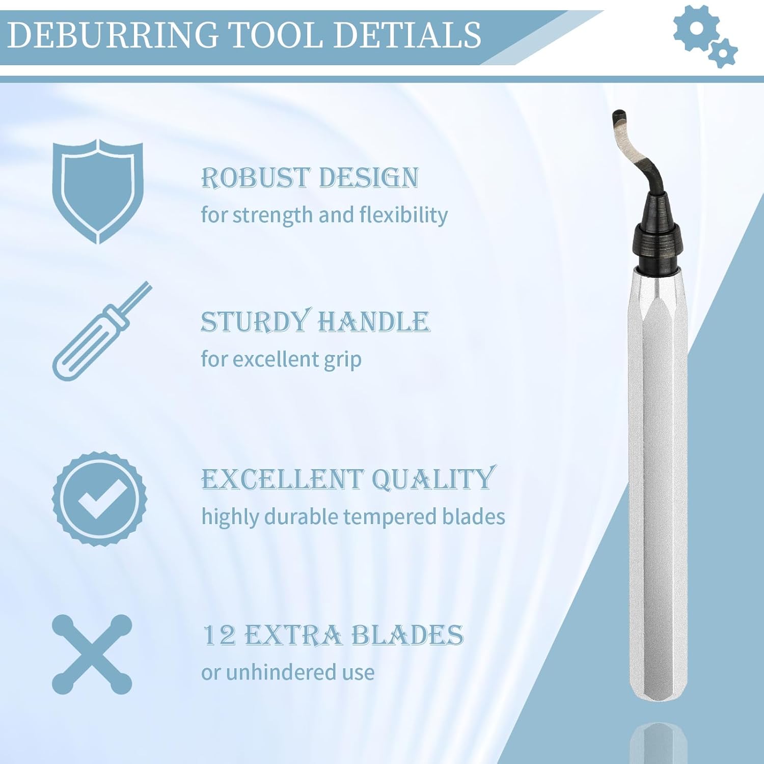 Deburring Tool with 11 High Sp - 3D Print Removal Tool recension och pris