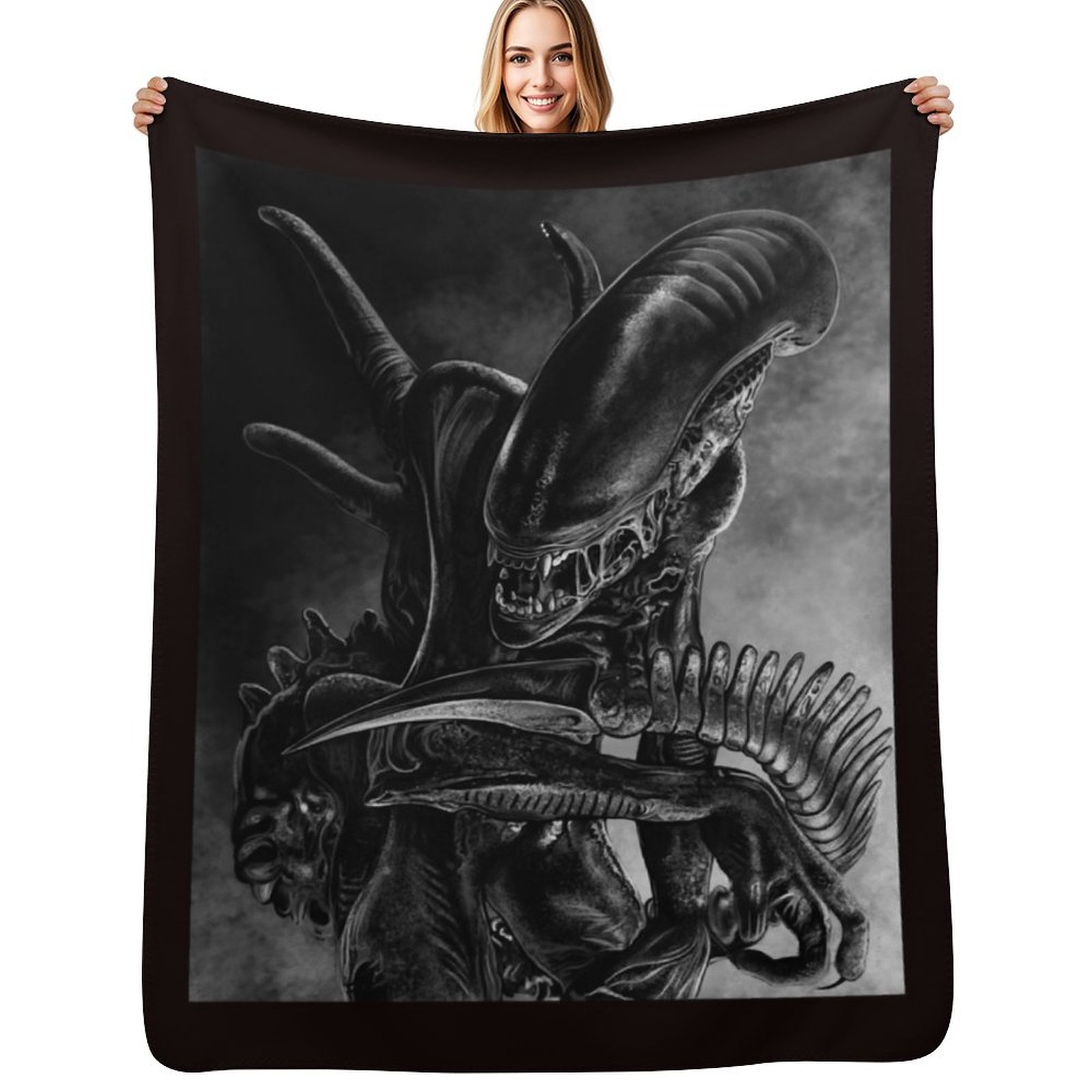 Xenomorph Throw Blanket Blanke - 3D Printing Xenomorph recension och pris
