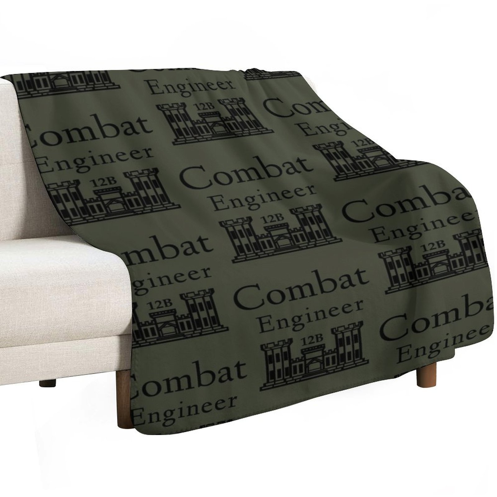 Army Combat Engineer Throw Bla - 3D Printing Engineer recension och pris