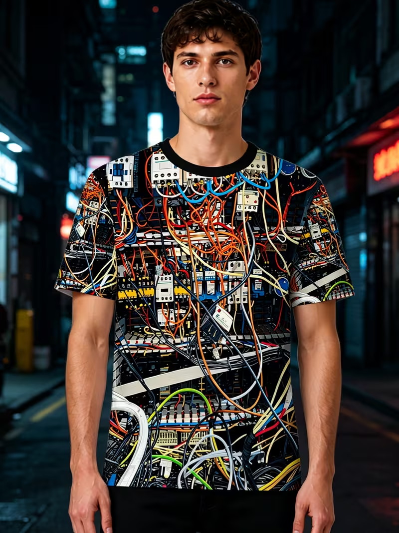 Men Electric Circuit Wire 3D A - 3D Printing Engineer recension och pris