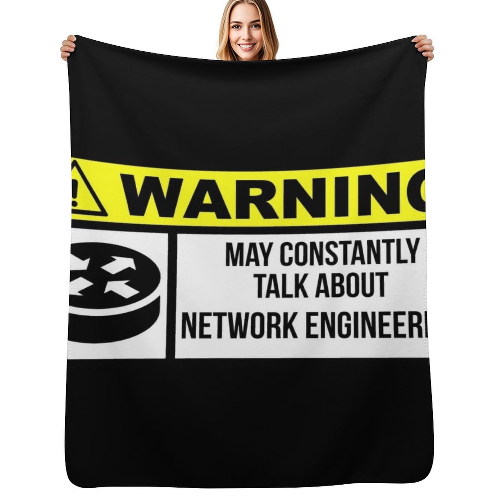 Network engineer Throw Blanket - 3D Printing Engineer recension och pris