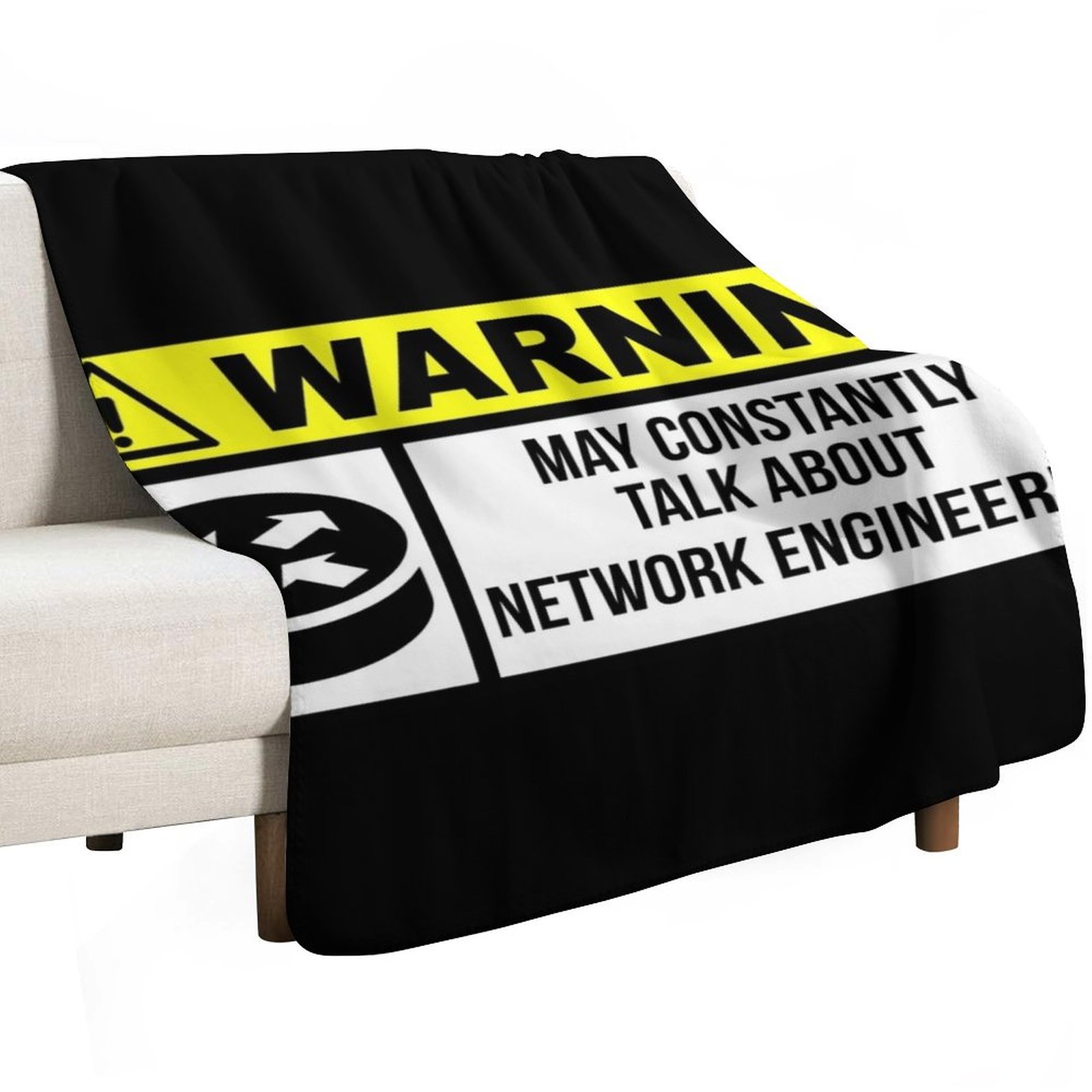 Network engineer Throw Blanket - 3D Printing Engineer recension och pris