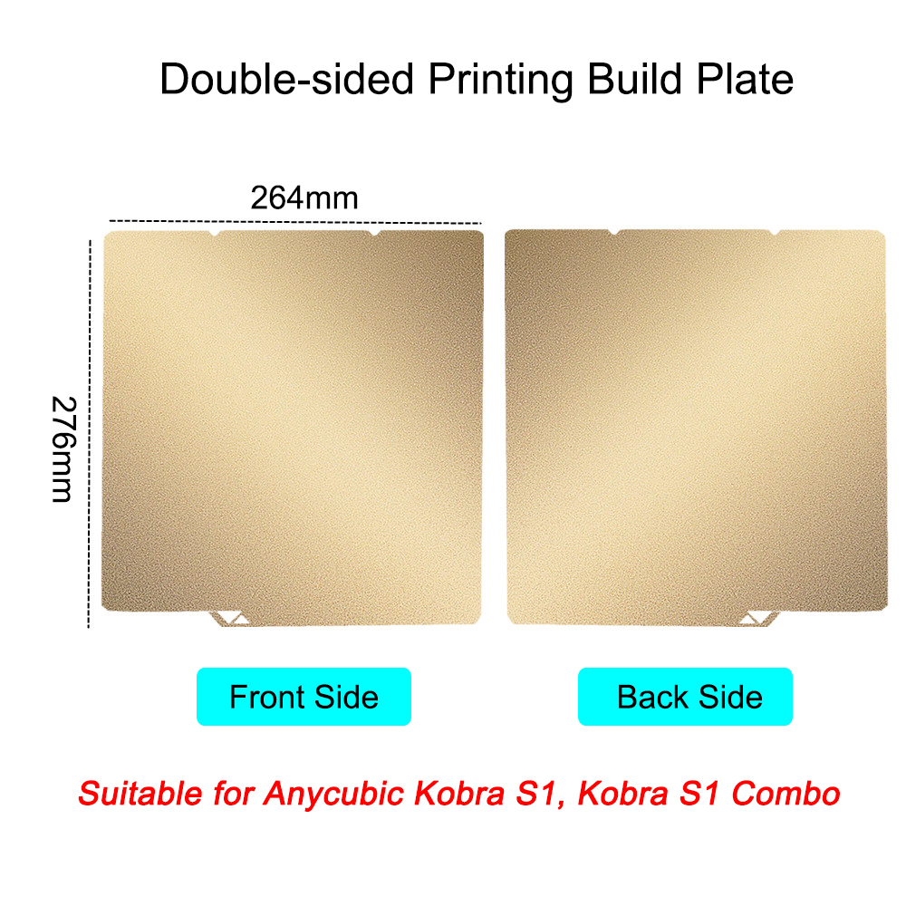Build Plate for Anycubic Kobra - 3D Printer Bed Spring recension och pris