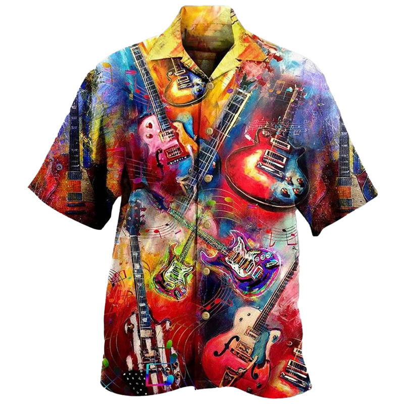 Guitar Music Graphic Hawaiian  - 3D Printing Guitar recension och pris