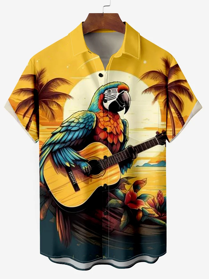 Attractive Parrot Men's Guitar - 3D Printing Guitar recension och pris
