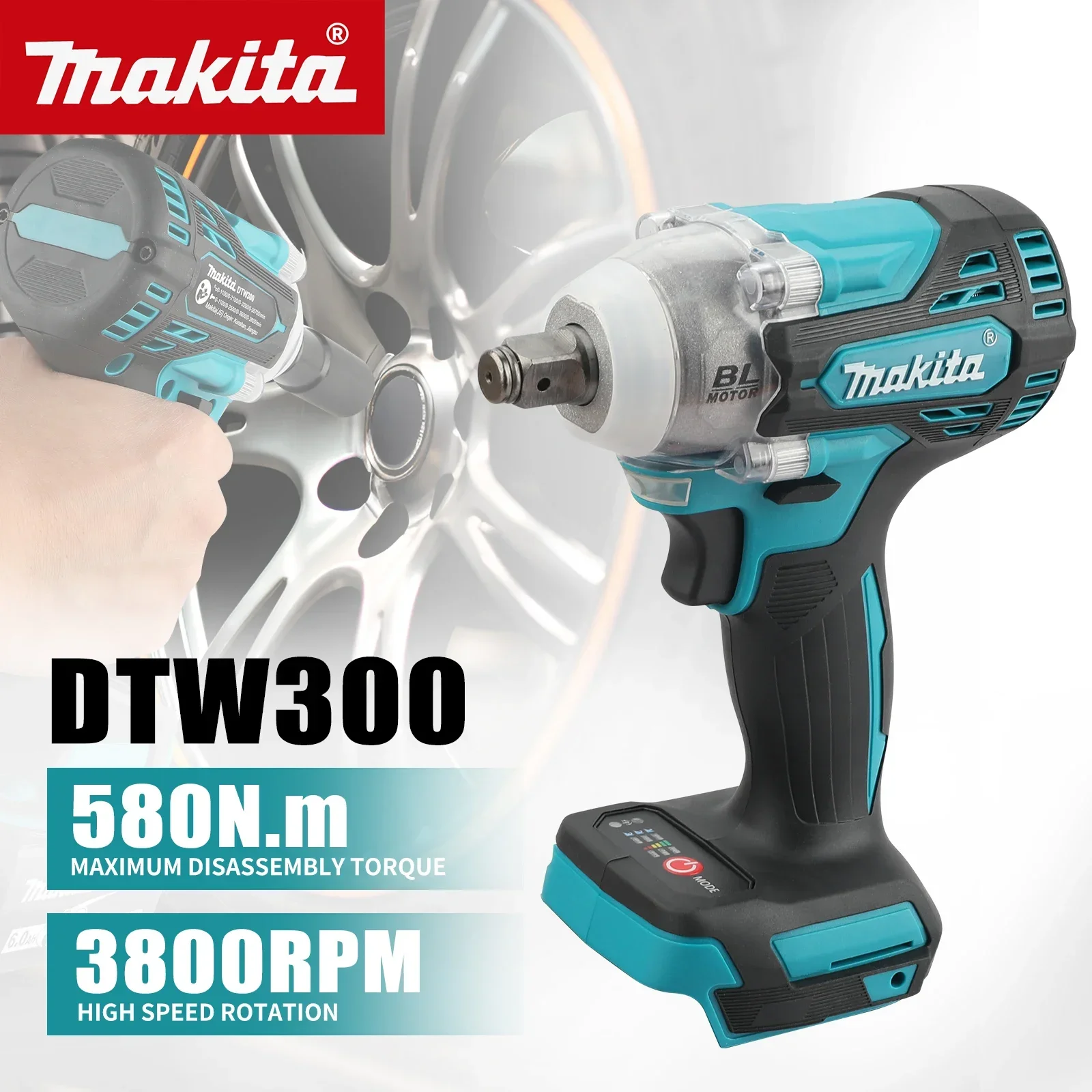 Makita DTW300 DGA404 Cordless  - Makita Drill Dtw300 recension och pris