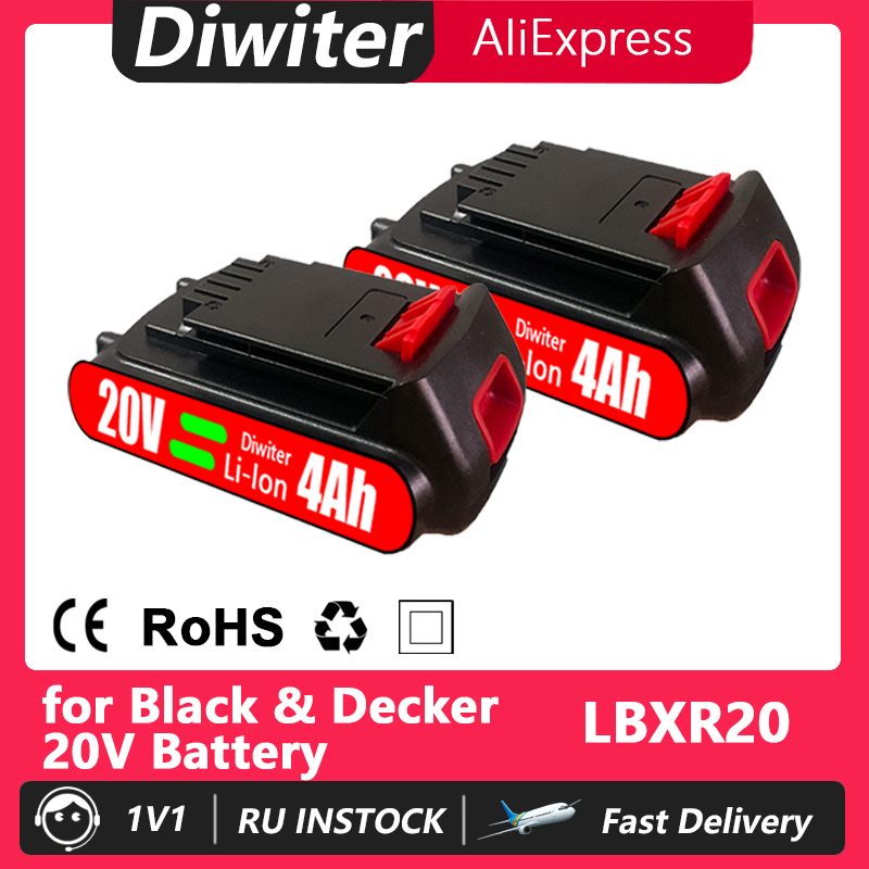 18V 4000mAh For Black & Decker - Black+Decker Tool 20V Max recension och pris