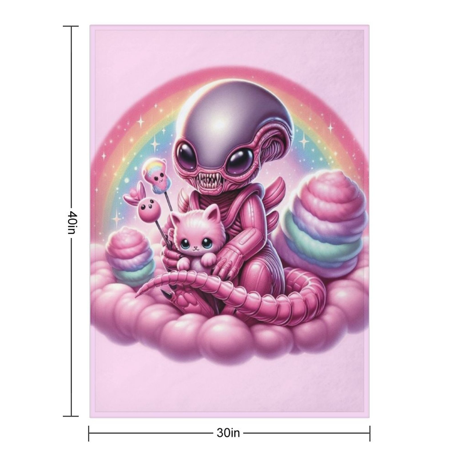 Baby Xenomorph Throw Blanket D - 3D Printing Xenomorph recension och pris