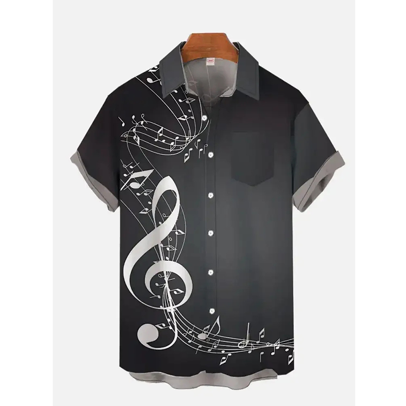 Hawaiian Men's Shirts Clothing - 3D Printing Guitar recension och pris