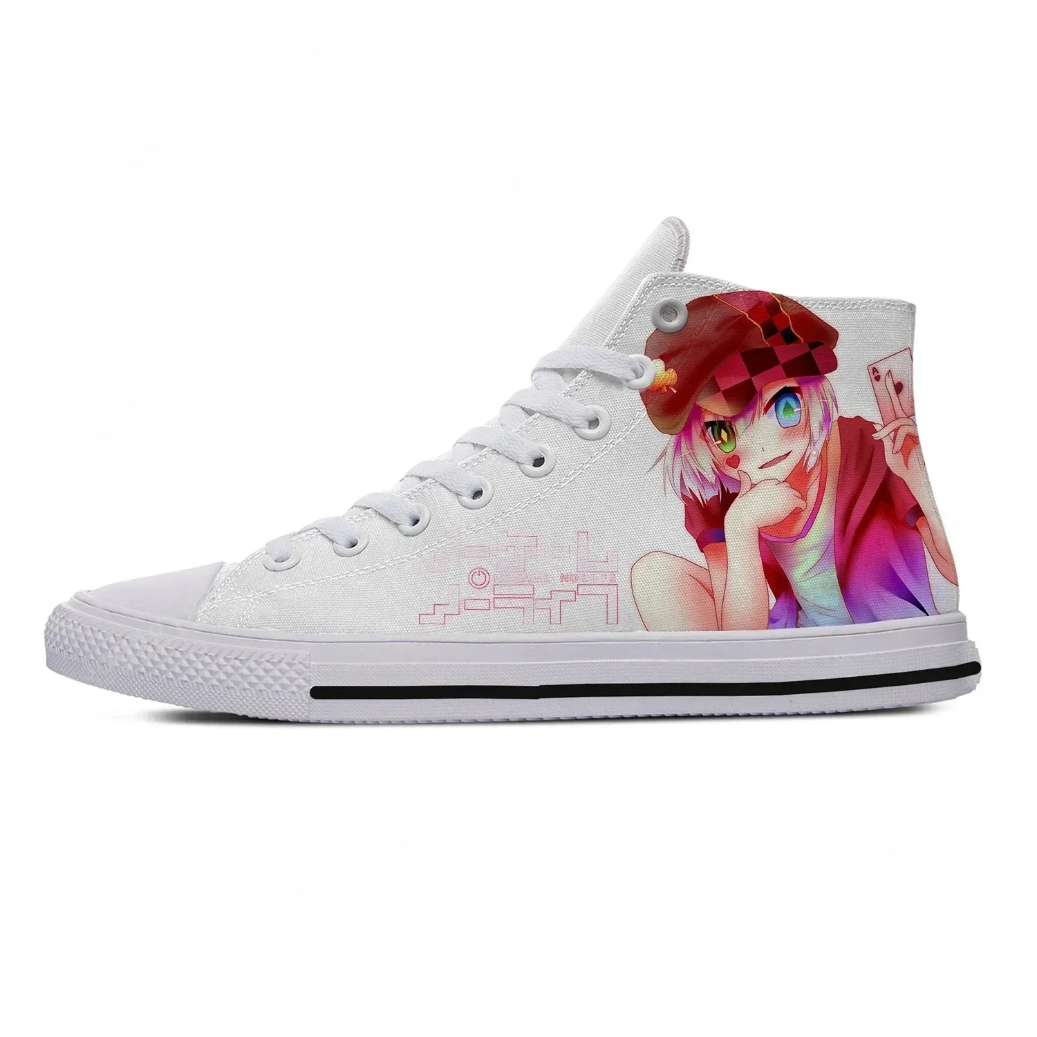 Anime NO GAME NO LIFE High Top - 3D Printing Game recension och pris