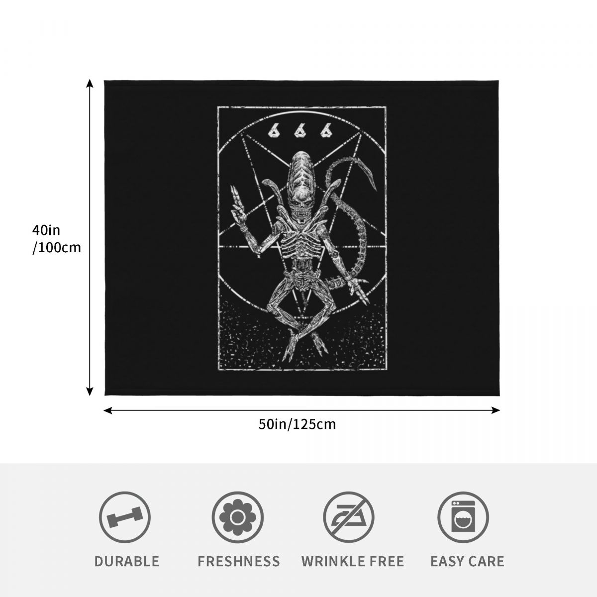 Xenomorph God Throw Blanket Al - 3D Printing Xenomorph recension och pris