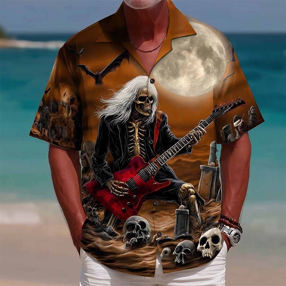 Men's Grim Reaper Guitar Skull - 3D Printing Guitar recension och pris
