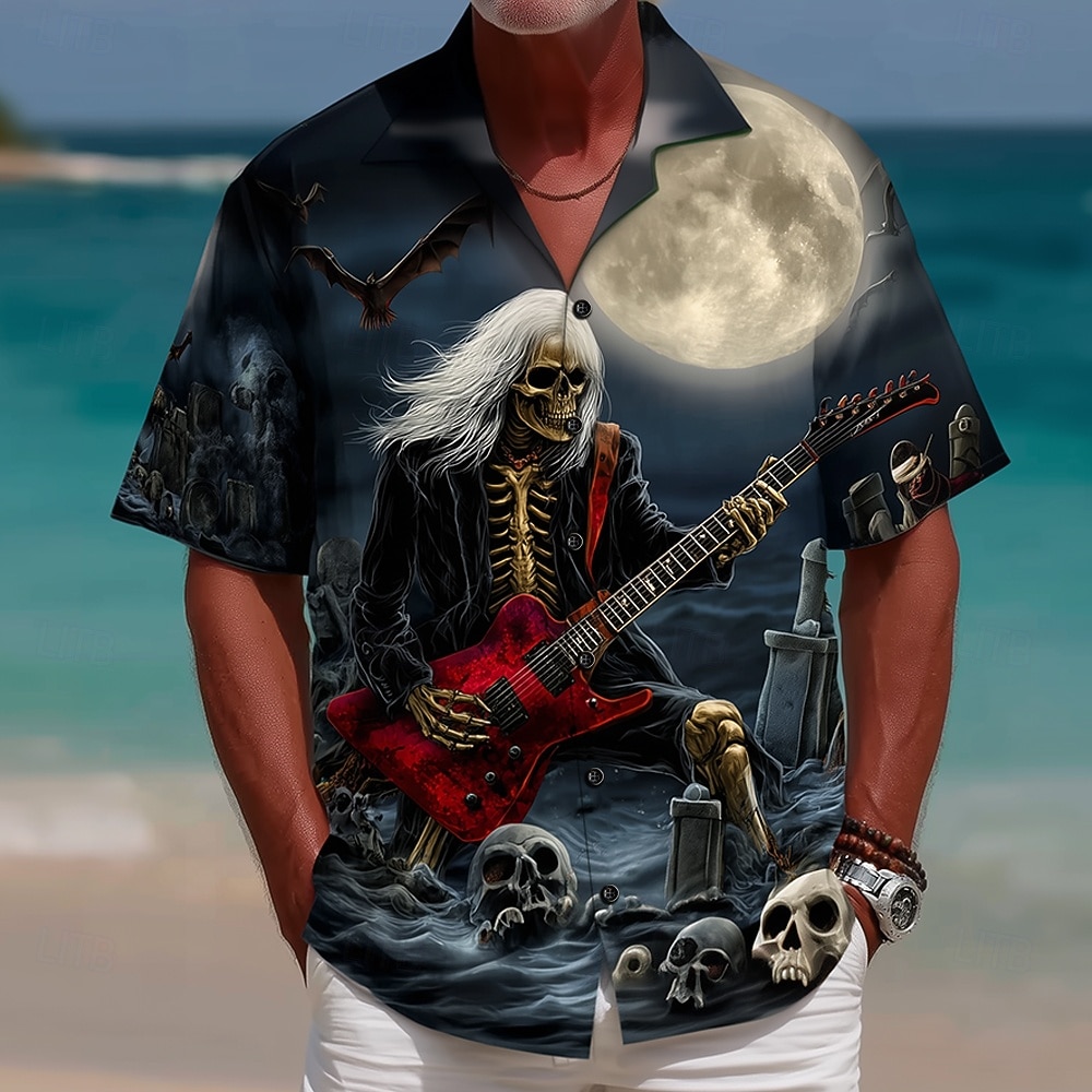 Men's Grim Reaper Guitar Skull - 3D Printing Guitar recension och pris