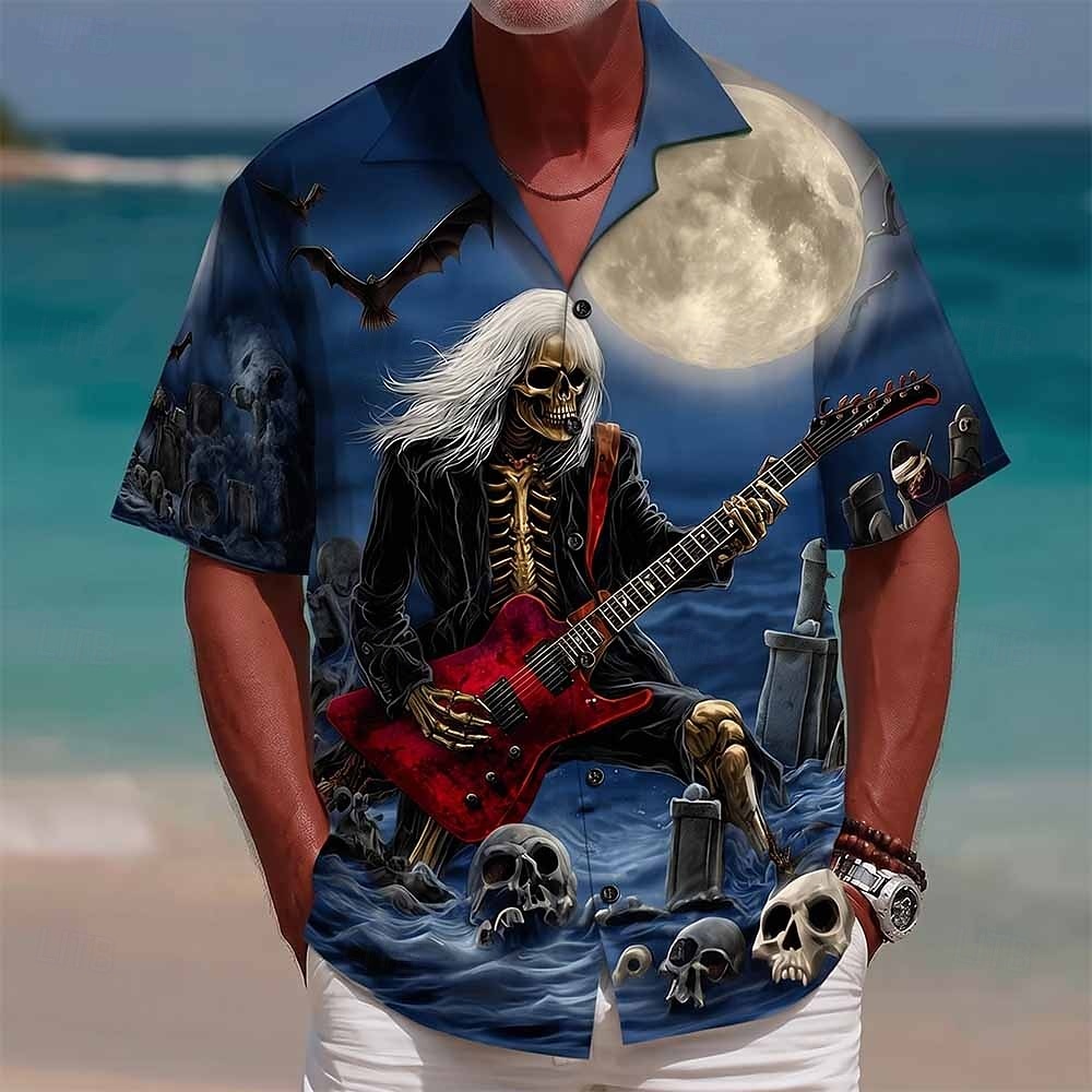 Men's Grim Reaper Guitar Skull - 3D Printing Guitar recension och pris