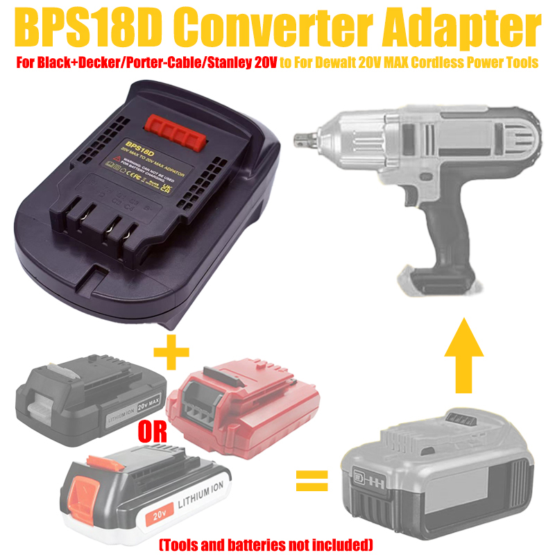 HAKSINKY BPS18D Adapter for Bl - Black+Decker Tool 20V Max recension och pris