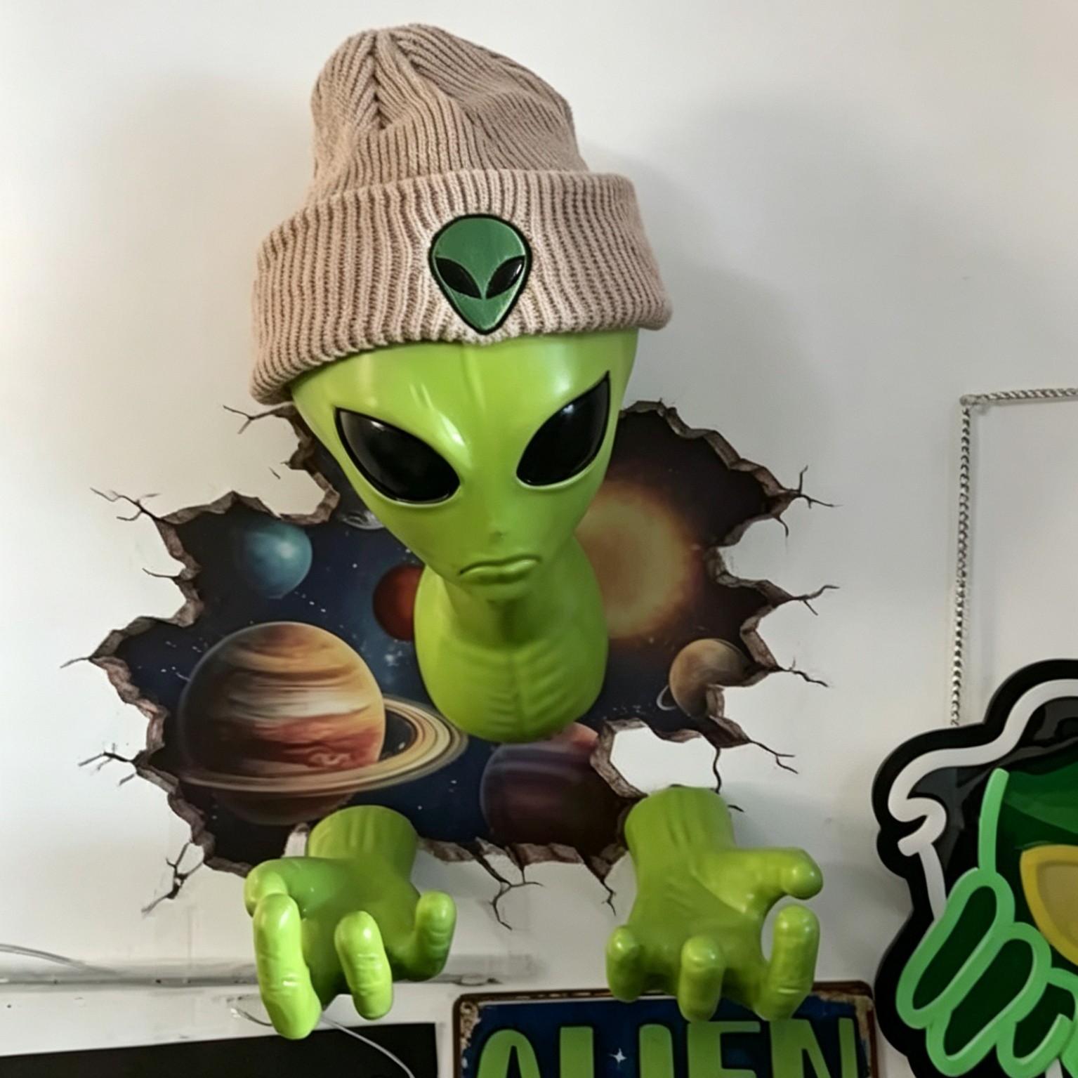 1 Green Alien Pendant, 3D Alie - 3D Printing Room recension och pris