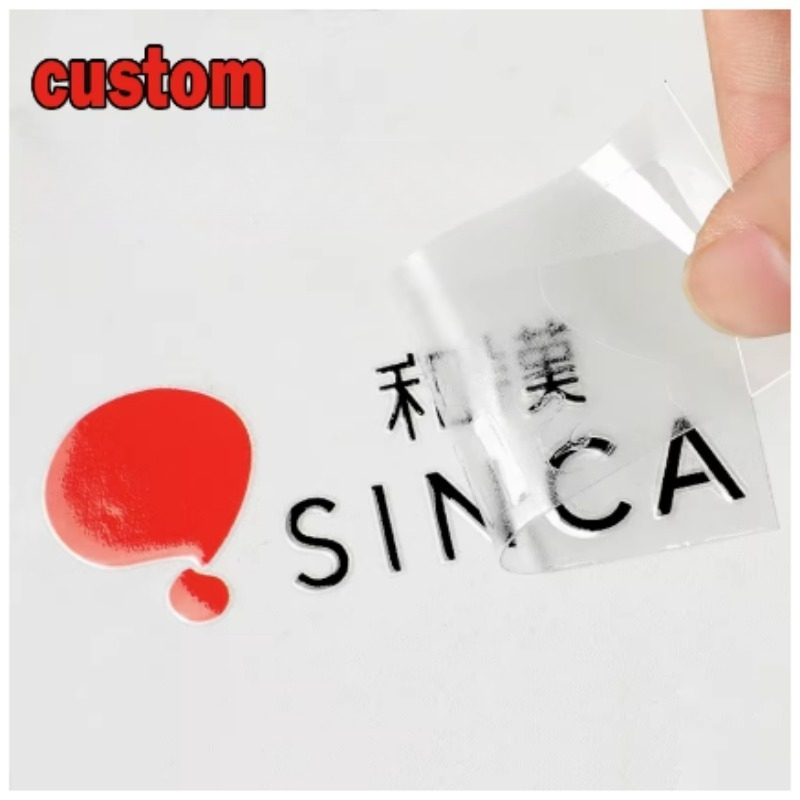 Custom DTF Transfer Stickers 3 - 3D Printing Logo recension och pris