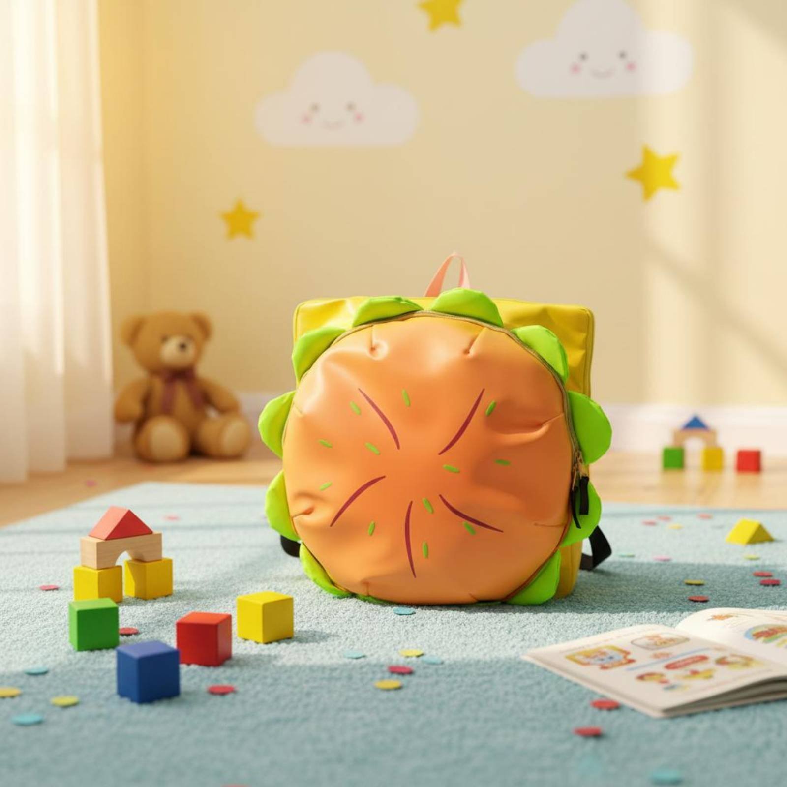 Hamburger Backpack Cute Cartoo - 3D Printing Design Free recension och pris