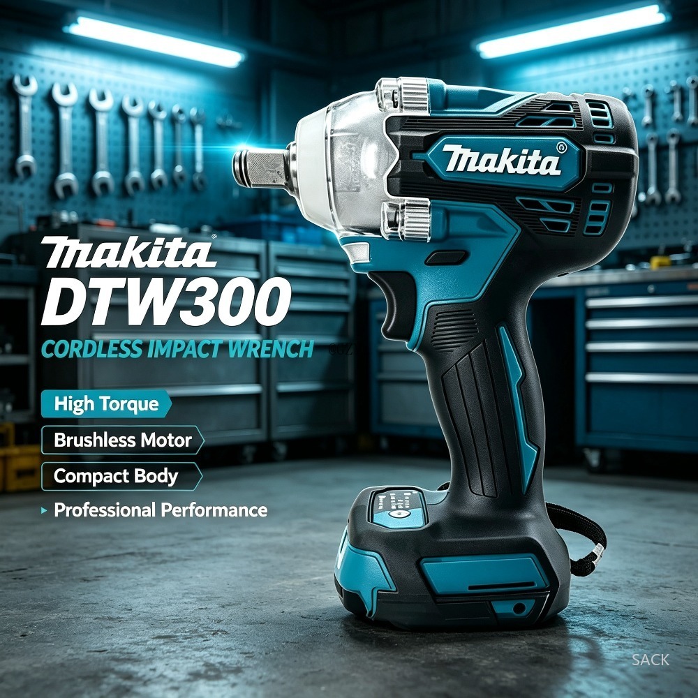 Makita DTW300 330N.M Brushless - Makita Drill Dtw300 recension och pris